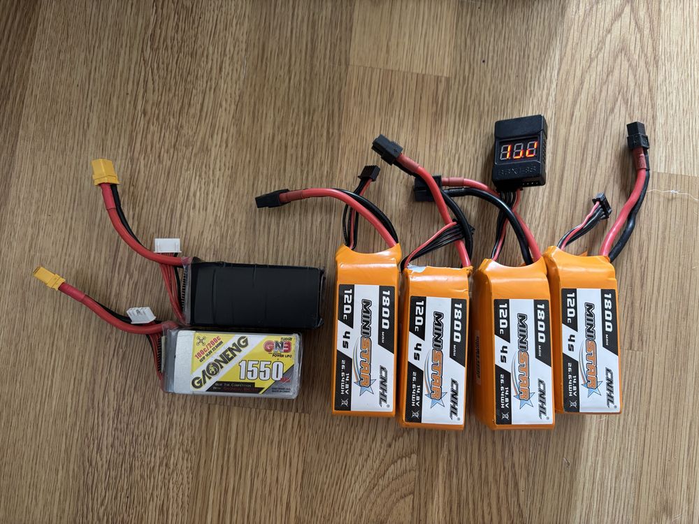 lipo dron fpv 4s 1500mah 100c 1800mah 120c gaoneng cnhl
