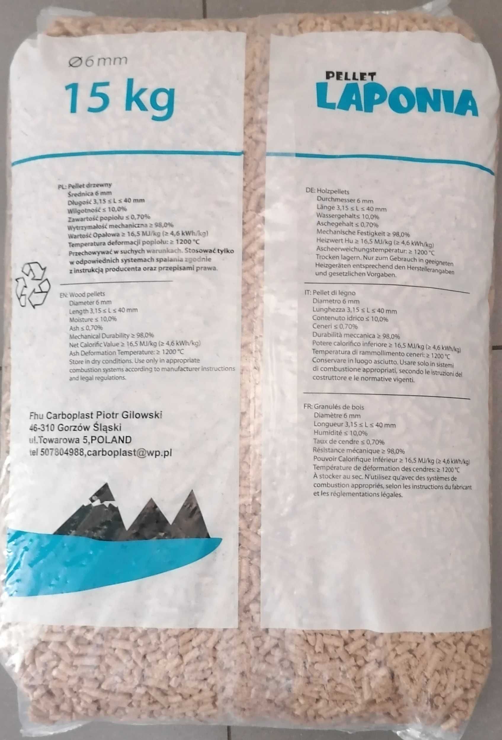 Pellet Laponia  cena 1099,nie przepłacaj kupuj u producenta