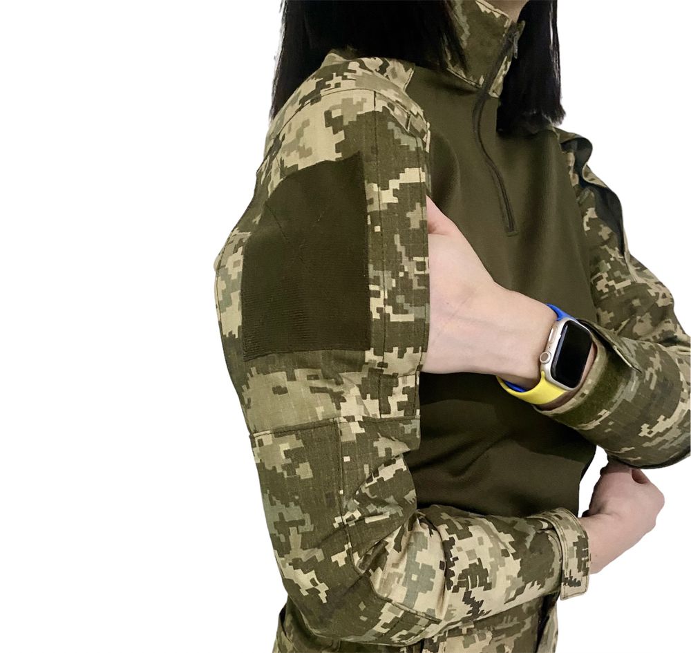 Жіноча бойова тактична сорочка Убакс Укрпіксель
