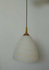 PPUH ALFA lampa wisząca ze szklanym porządnym kloszem