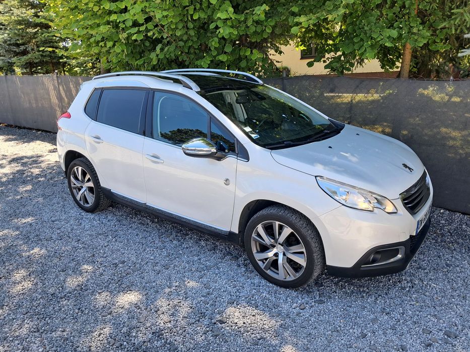 Peugeot 2008 1.6 diesel crossway biała PERŁA panorama po rozrządzie