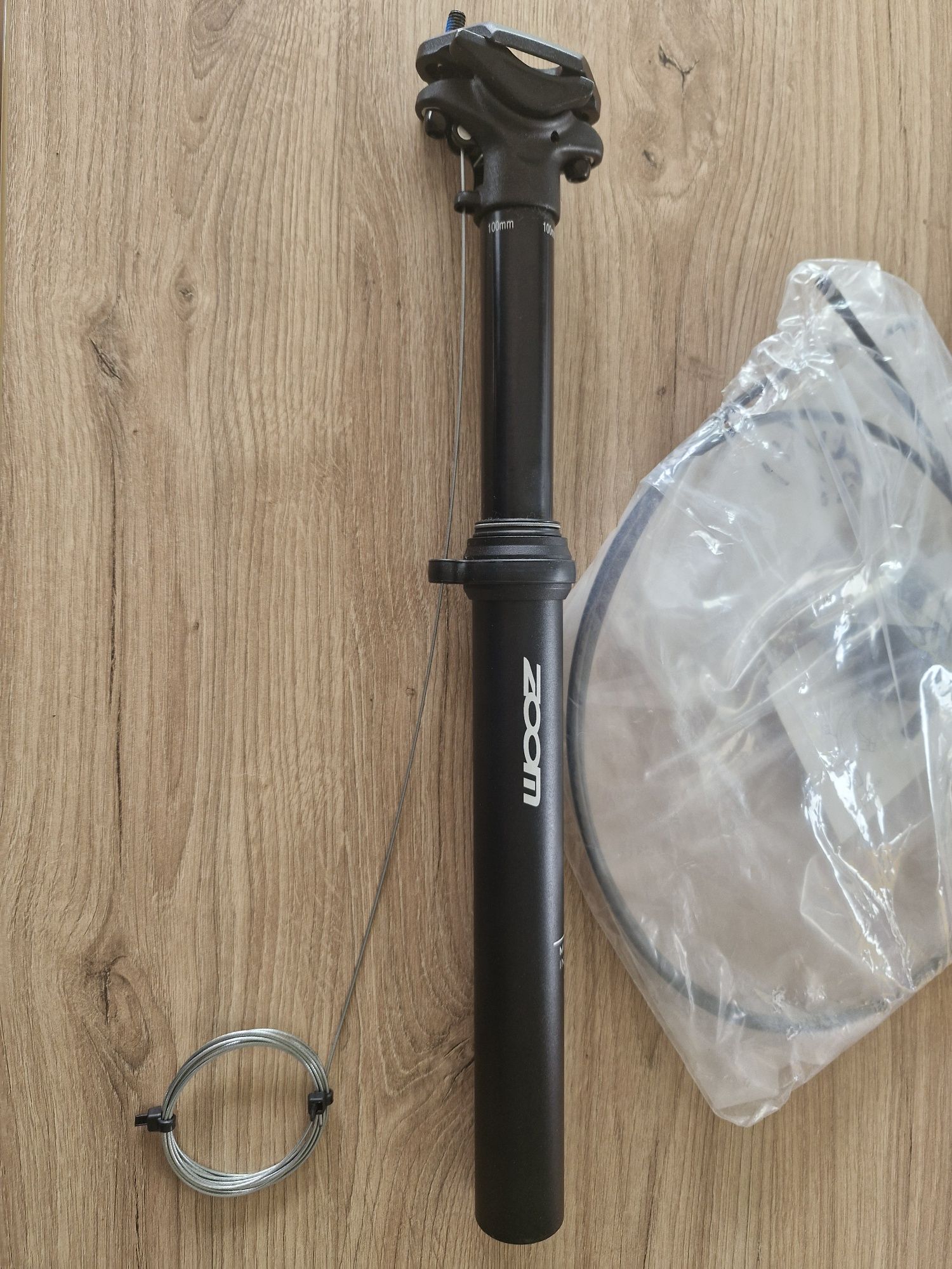 Wspornik regulowany Zoom 31.6 drop myk-myk z manetką