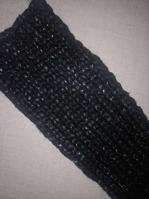 Swetrowy srebrzysty pasek Orsay