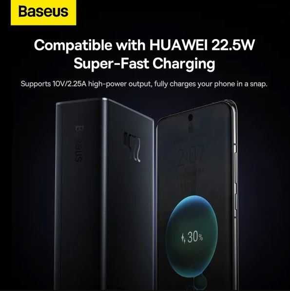 Power Bank Baseus 30000 mah 22.5w Star-Lord Digital Display Повербанк