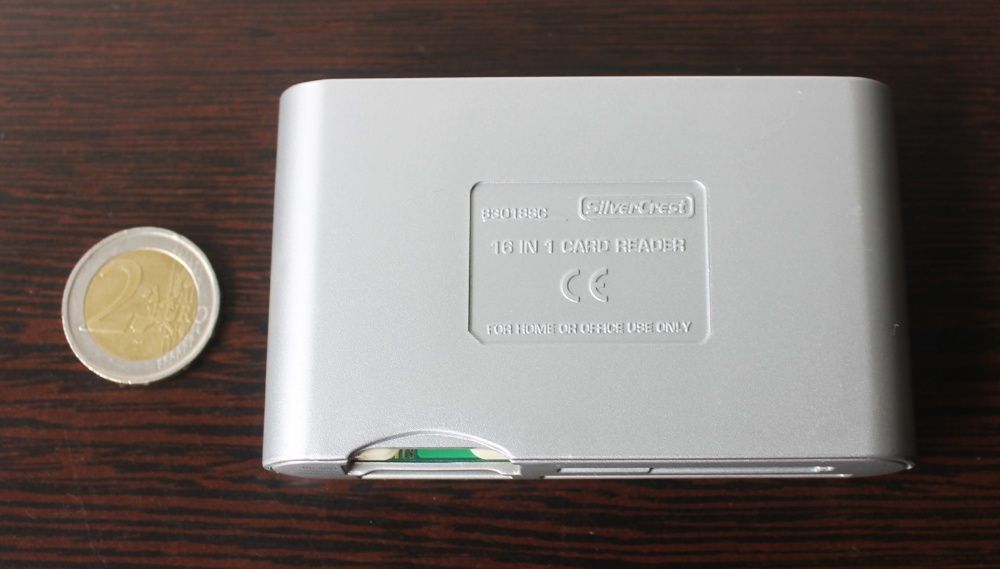 Leitor de cartões de memória USB 2.0 16 em 1 da Silvercrest