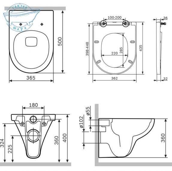 Унітаз підвісний Am.Pm Hit FlashClean CTA1700SC з сидінням Soft Close