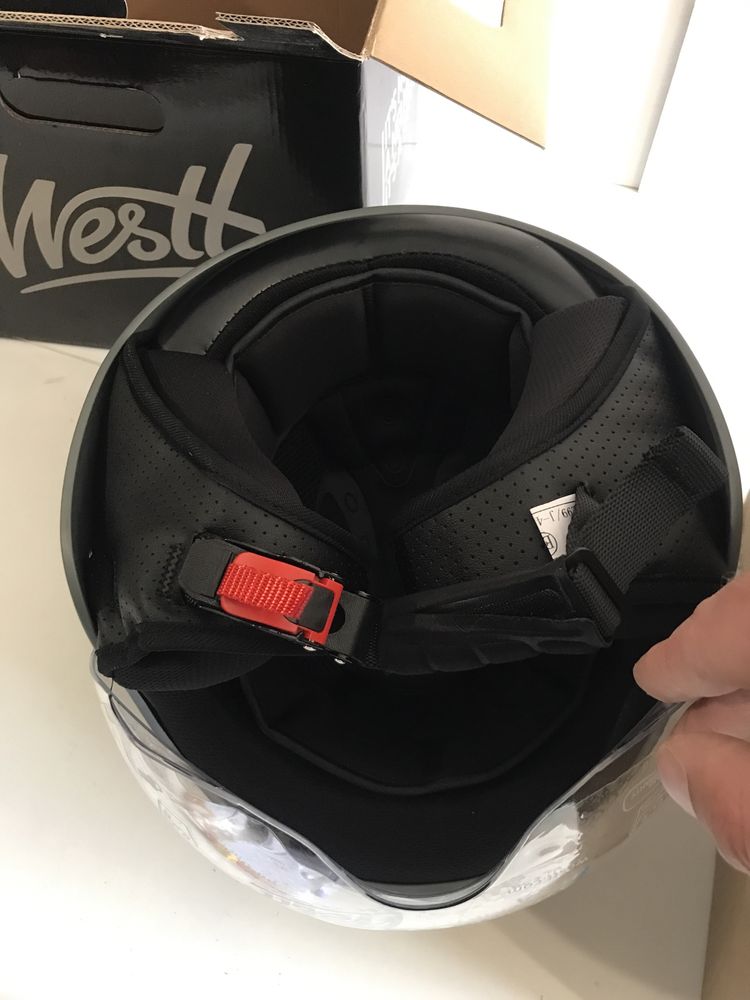 Шолом Westt Open Face - Мотоциклетний шолом Мопед,розмір M 55-56 см