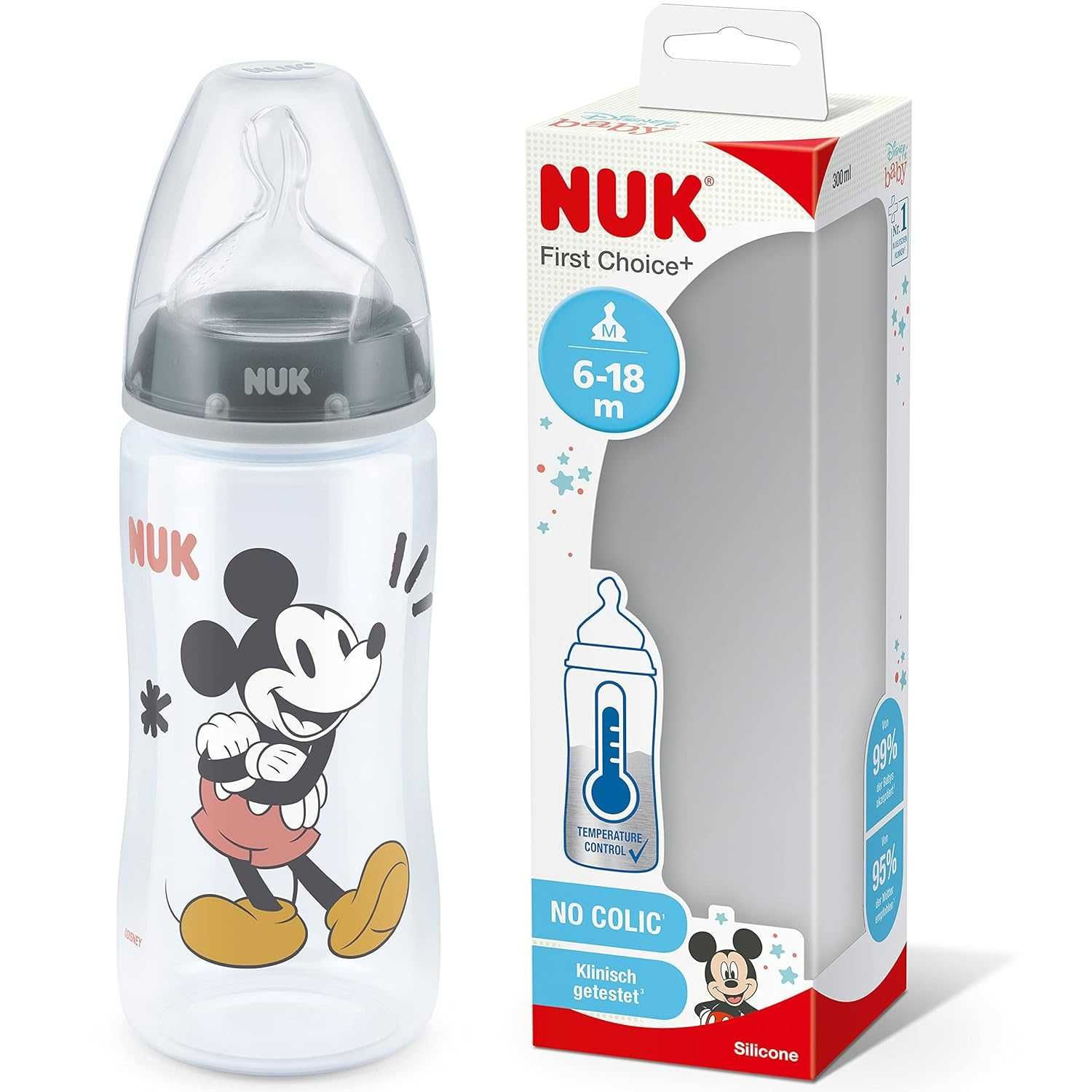 NUK First Choice+ butelka dla niemowląt | 6-18 miesięcy |