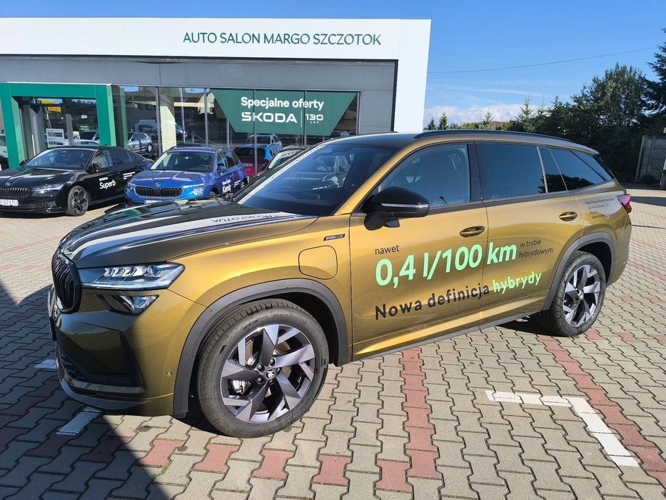 Skoda Kodiaq Krajowy, Bezwypadkowy, Hybryda Plug-In, Wersja Sportline, Margo Rybnik