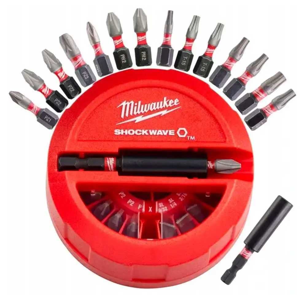 Набір біт Milwaukee Shockwave 15 шт