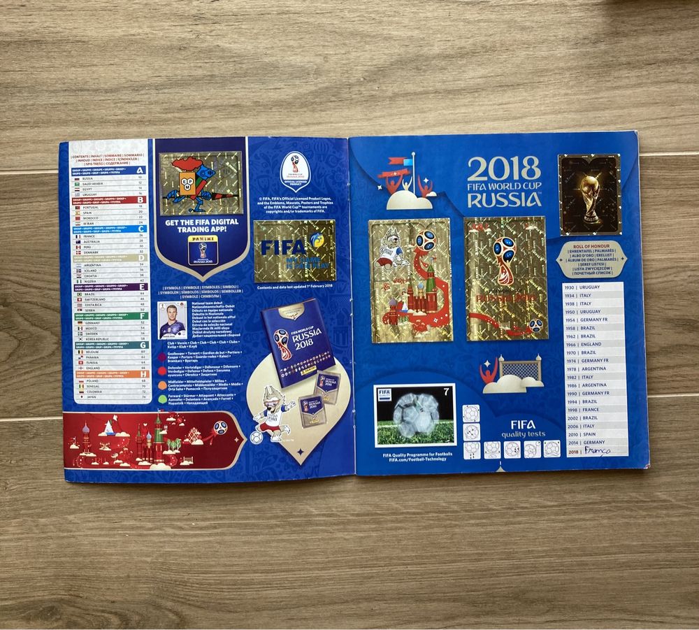 Caderneta Mundial 2018