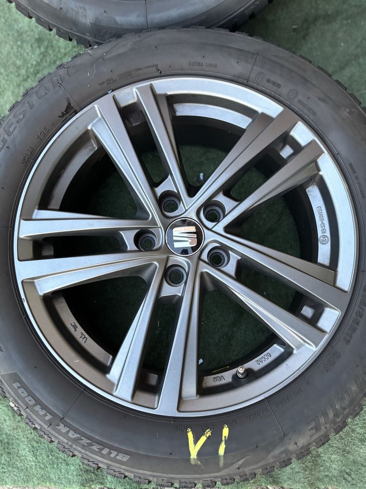 5x112 SEAT 7JX17 ET45 57,1 felgi aluminiowe GRAFIT VOLKSWAGEN AUDI