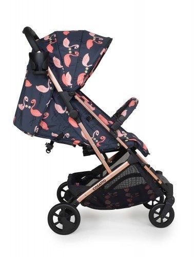 Lekka spacerówka Cosatto WOOSH 3 - Pretty Flamingo z rączką jak torba!