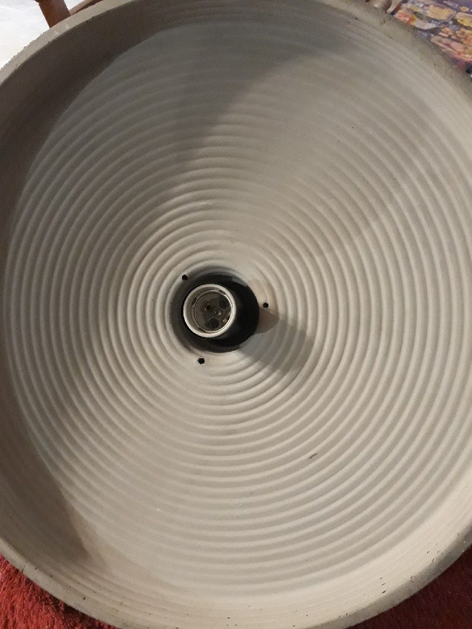 Lampa industrialna beton i metal