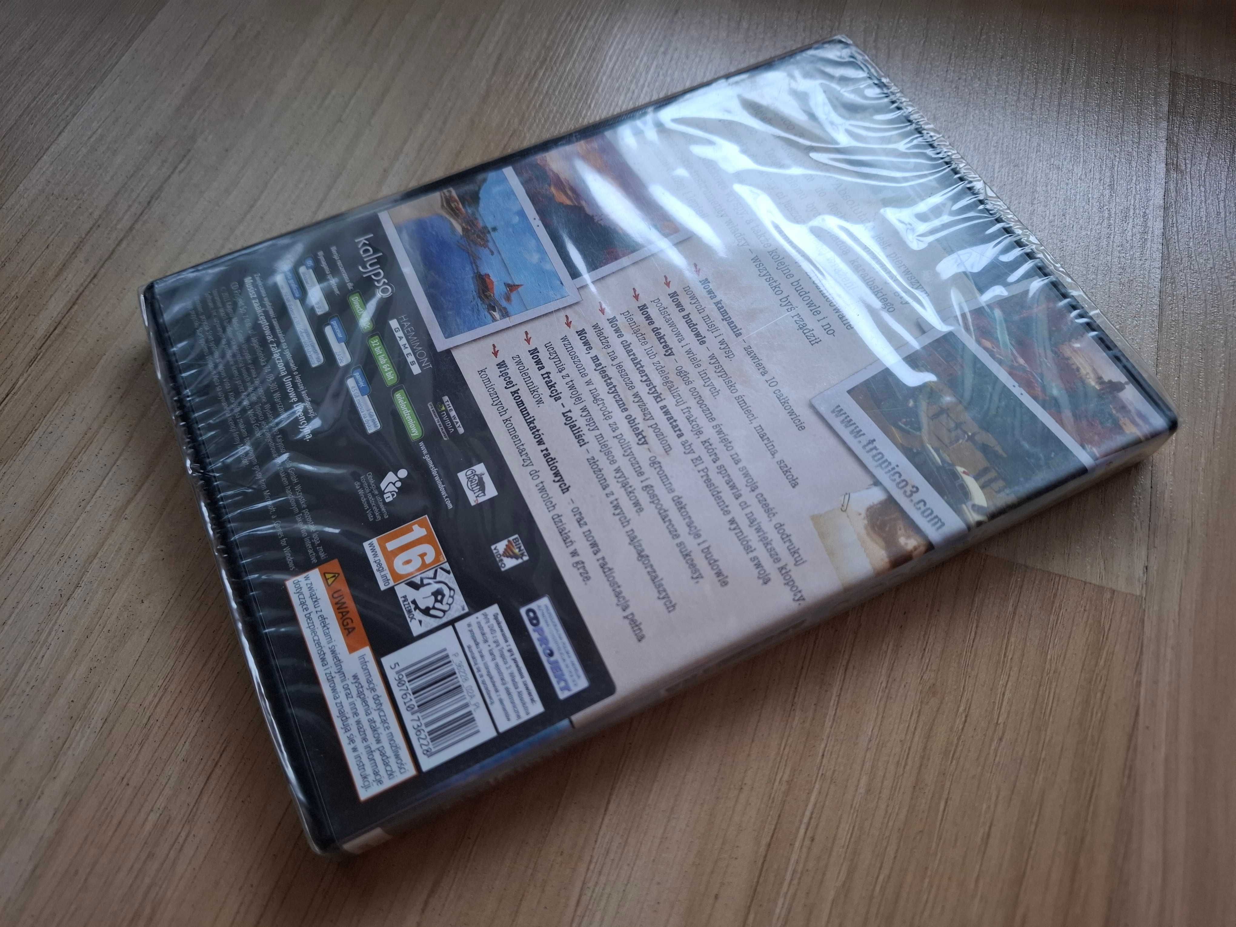 Tropico 3 Władza Absolutna PL PC dodatek nowa folia