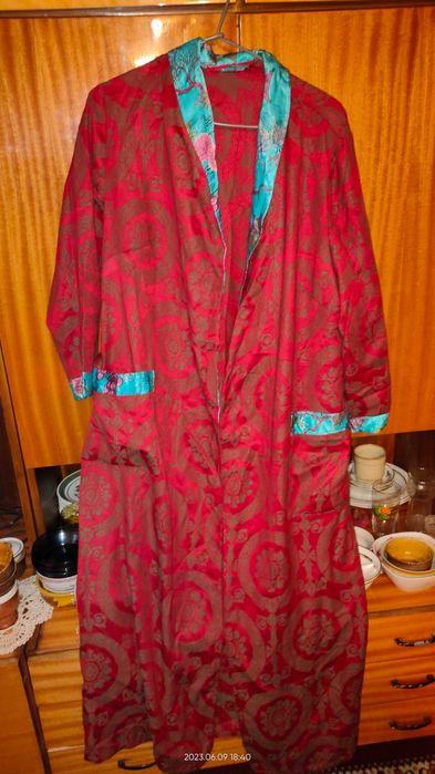 Szlafrok ręcznie szyty stan bdb