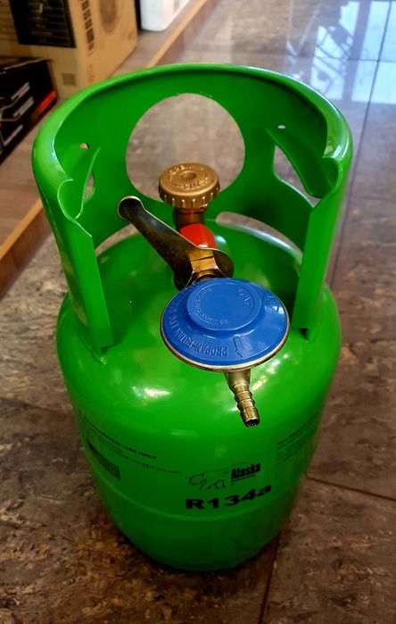 Газовий балон 12L комплектний кран + редуктор / Балон ПРОПАН пальник