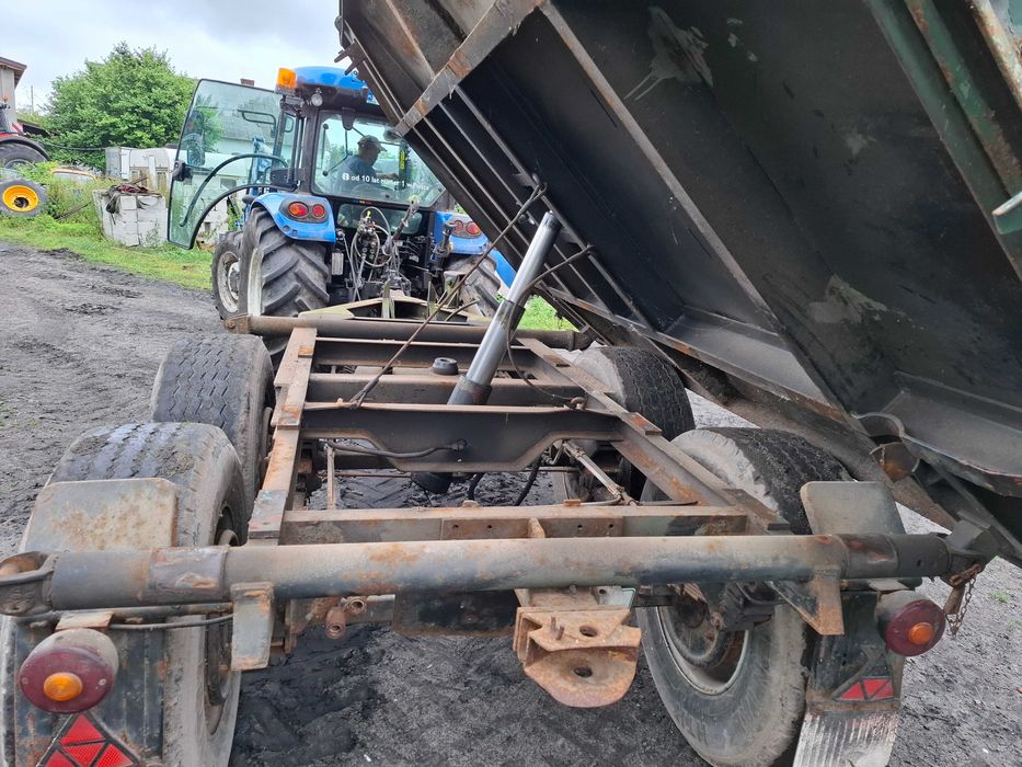 przyczepa wywrotka tandem 3 stronna 2 osie 10ton.