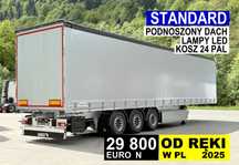 Schmitz Cargobull STANDARD + PDN DACH + 24 PAL  ODBIÓR W PL W CENIE! 2025, Podnoszony dach, LED kosz 24 paletowy