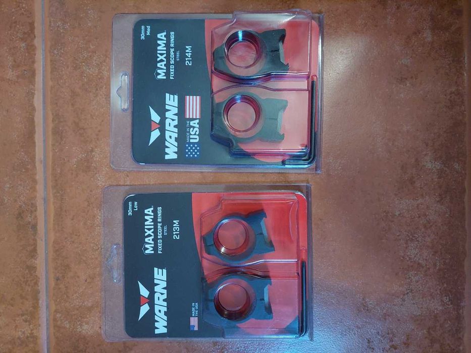 Anéis de montagem de mira telescópica