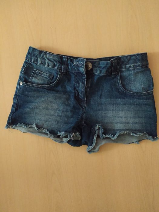 Spodenki jeansowe 140