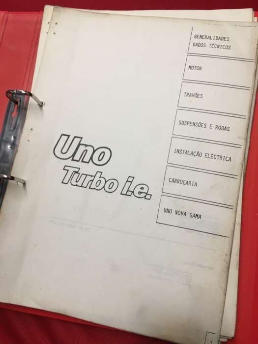 Manual de oficina Fiat Uno Turbo IE mk1