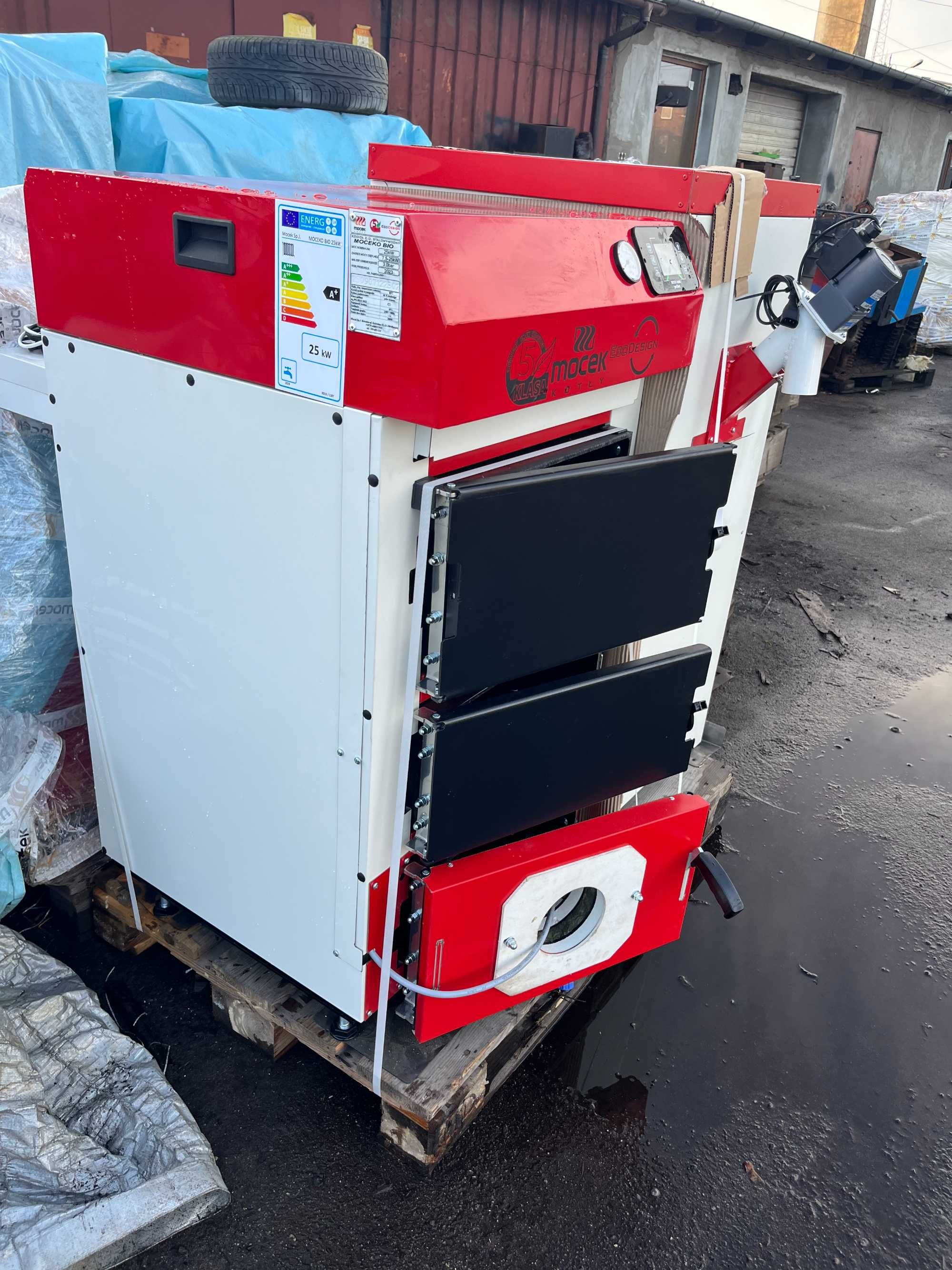Mocek bio Kocioł na pellet 25 kw  pelet  super palnik drewno