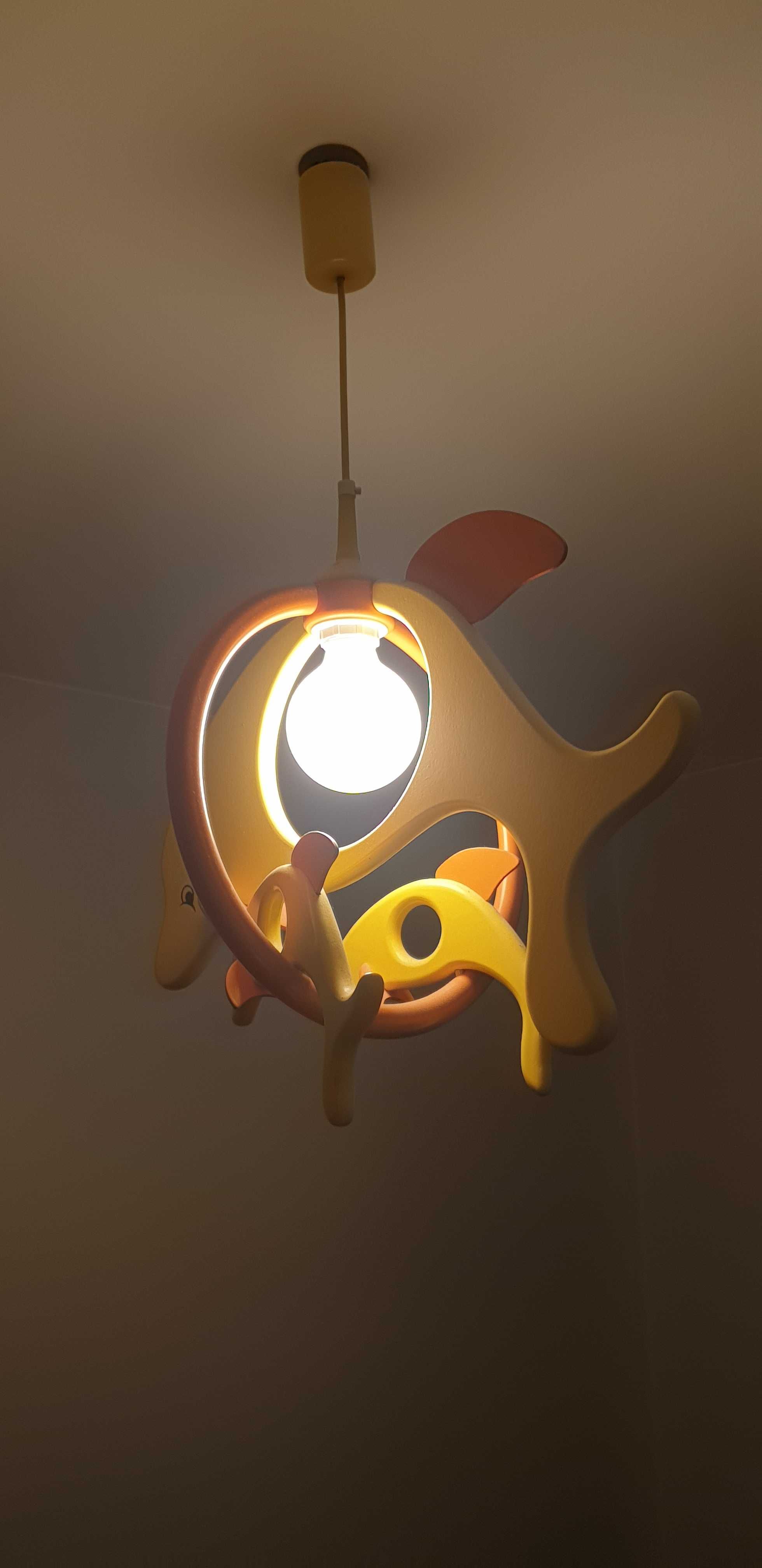 Delfin Lampa wisząca do pokoju dziecka, gwint E27