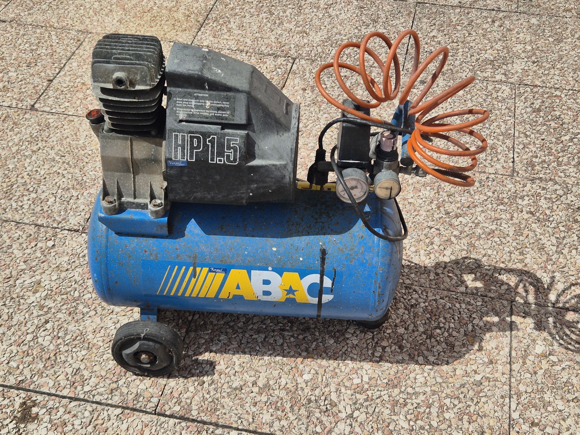 Compressor compressor de ar portátil ABAC 1.5 HP