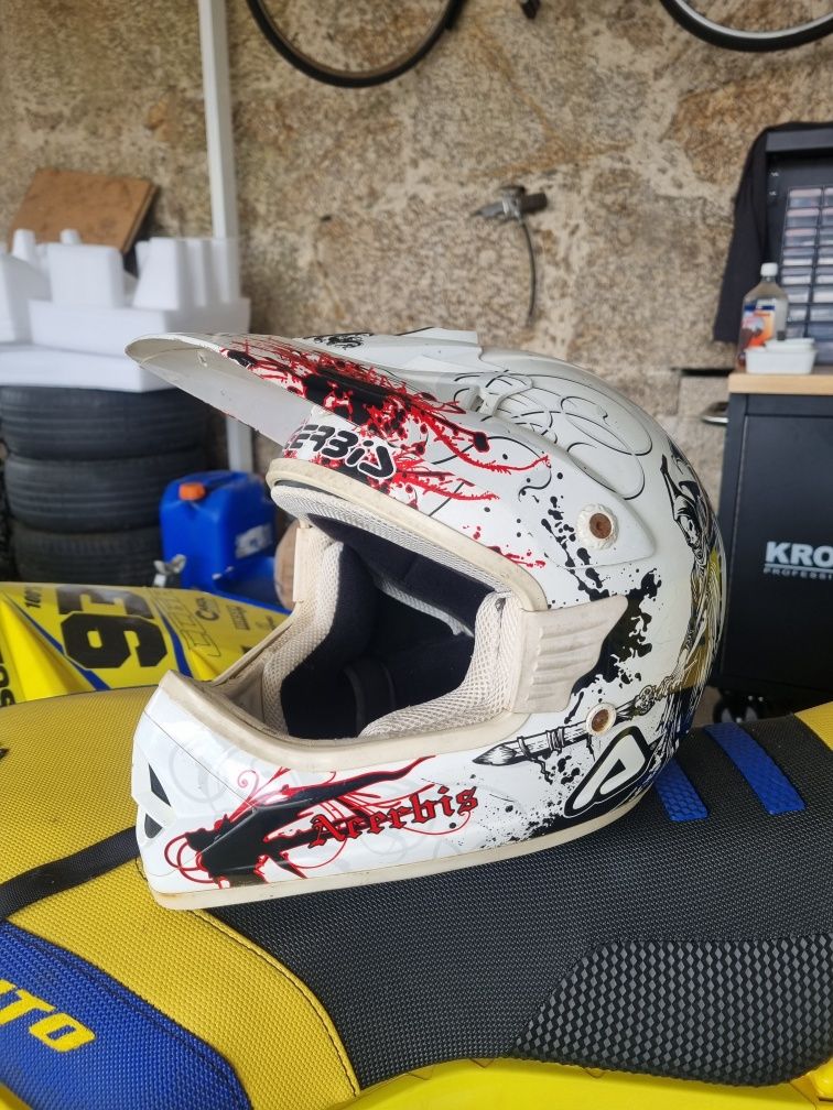 Capacete motocross acerbis