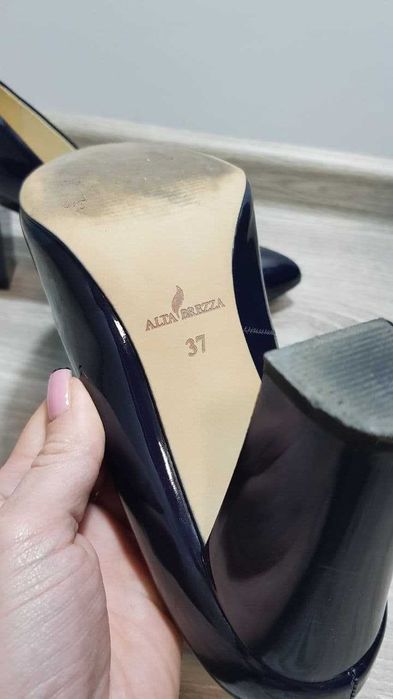 Женские туфли, темно синии