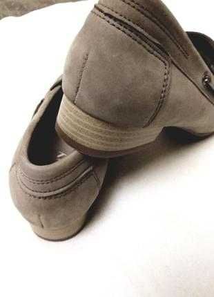 Новые  туфли. женские, низкий каблук, лоферы,  замш, р.38,5