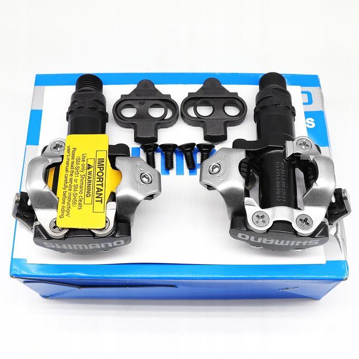 Pedały Shimano SPD PD-M520 Czarne + bloki Oryginał
