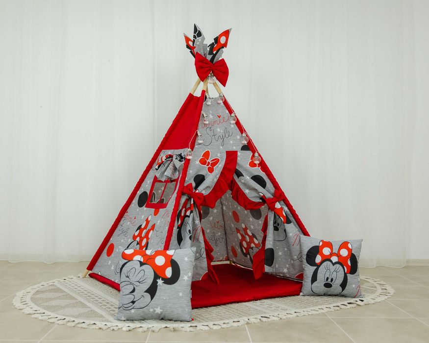 Вігвам будиночок для дітей Minnie style. Повний комплект!