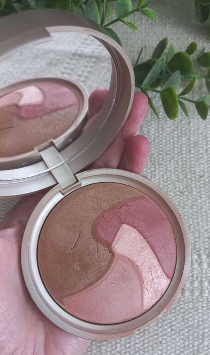 Paleta brązer róż rozświetlacz Kiko Milano Colour Allure Rosy Mauve