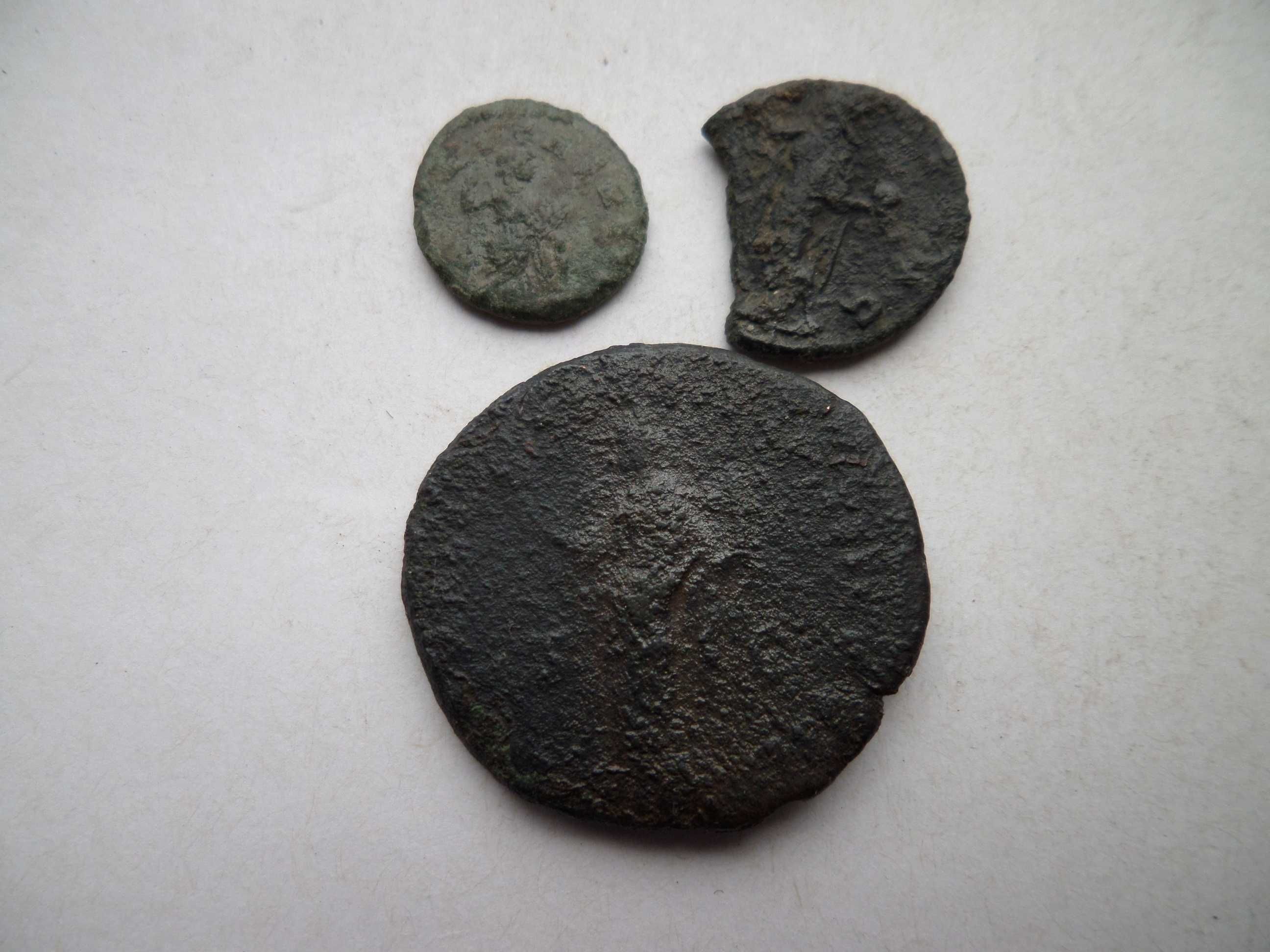 Lote 3 moedas Romanas