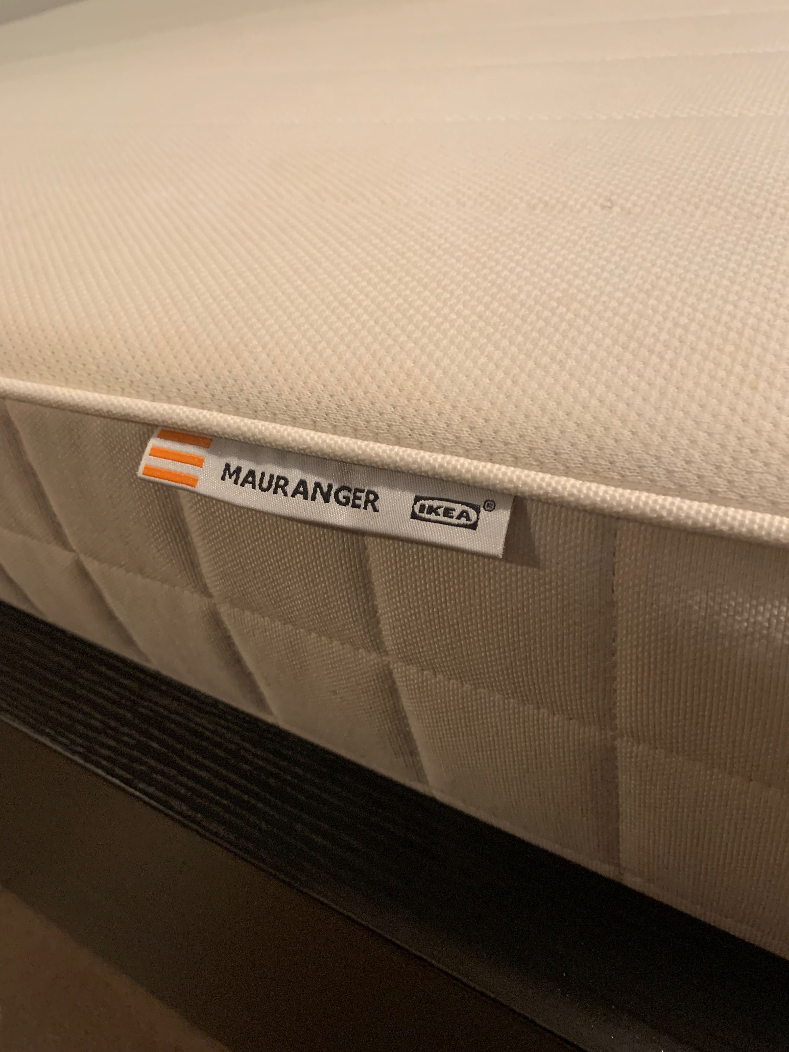 Cama IKEA + colchão + estrado + arrumação