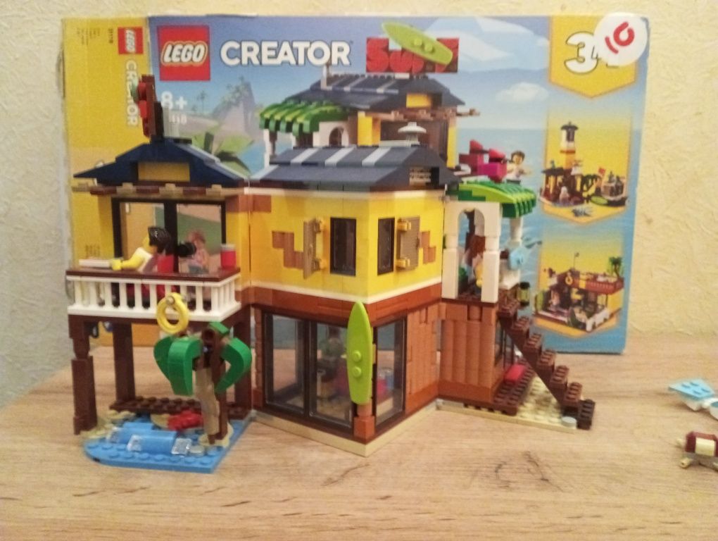 Конструктор lego creator 31118 Пляжний дом серферов