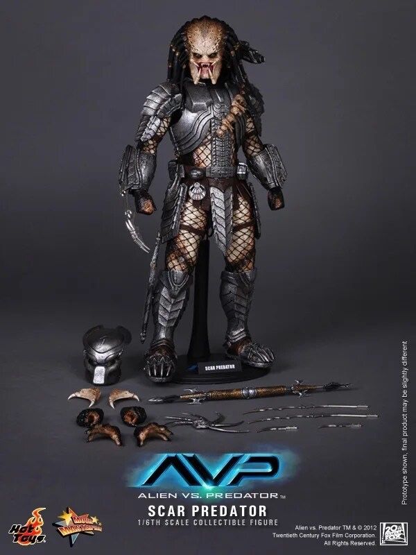 Фигурка 1/6 hot toys mms 190 ALIEN VS PREDATOR – SCAR PREDATOR