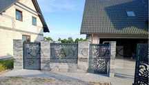 Ogrodzenie CNC plazma laser wycinane nowoczesne dekoracyjne