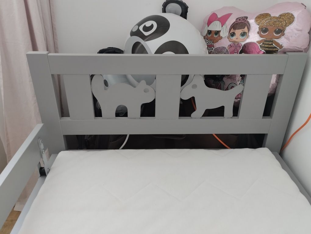 Ikea łóżko dziecięce+materac 160x70
