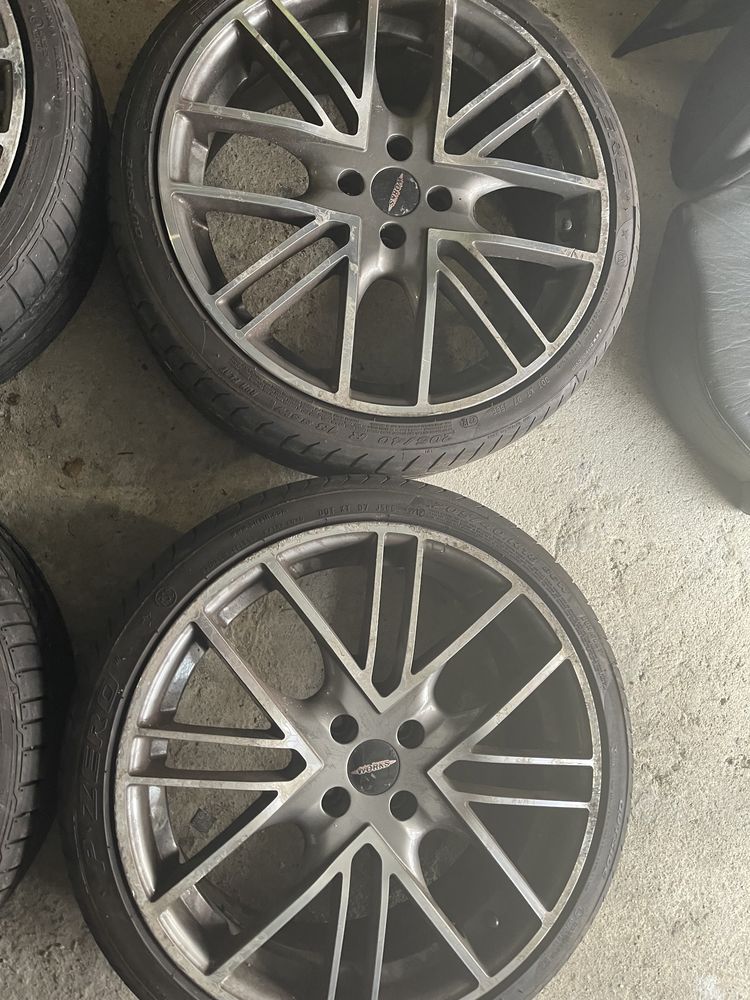 4 jantes mini 18 4x100 pneus potenza novos