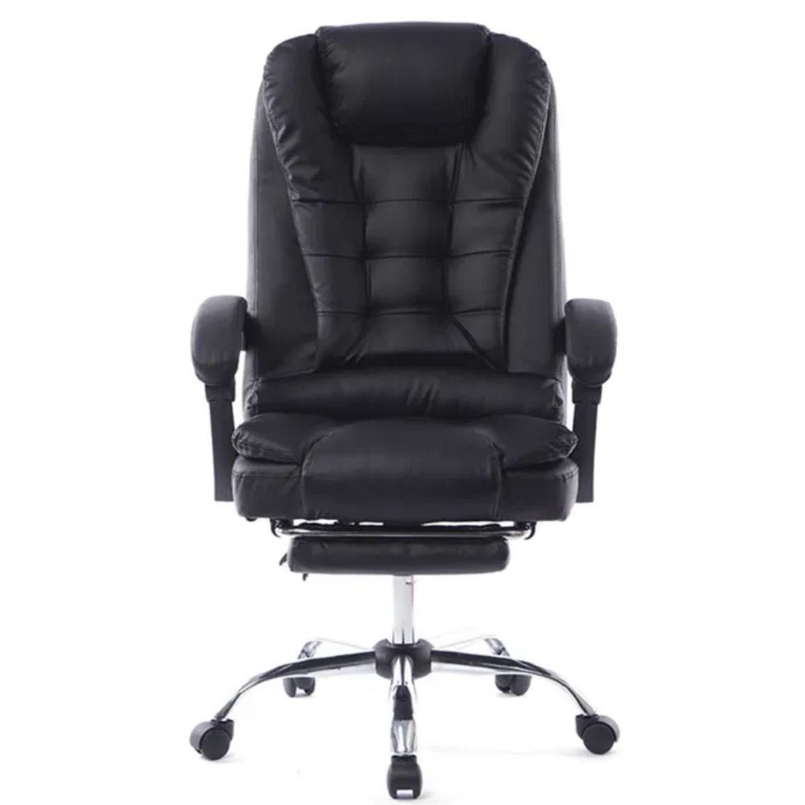 PREMIUM‼️ Ergonomiczny fotel obrotowy podnóżek Idealny do biura salonu
