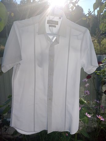 Сорочка рубашка чоловіча підліткова біла