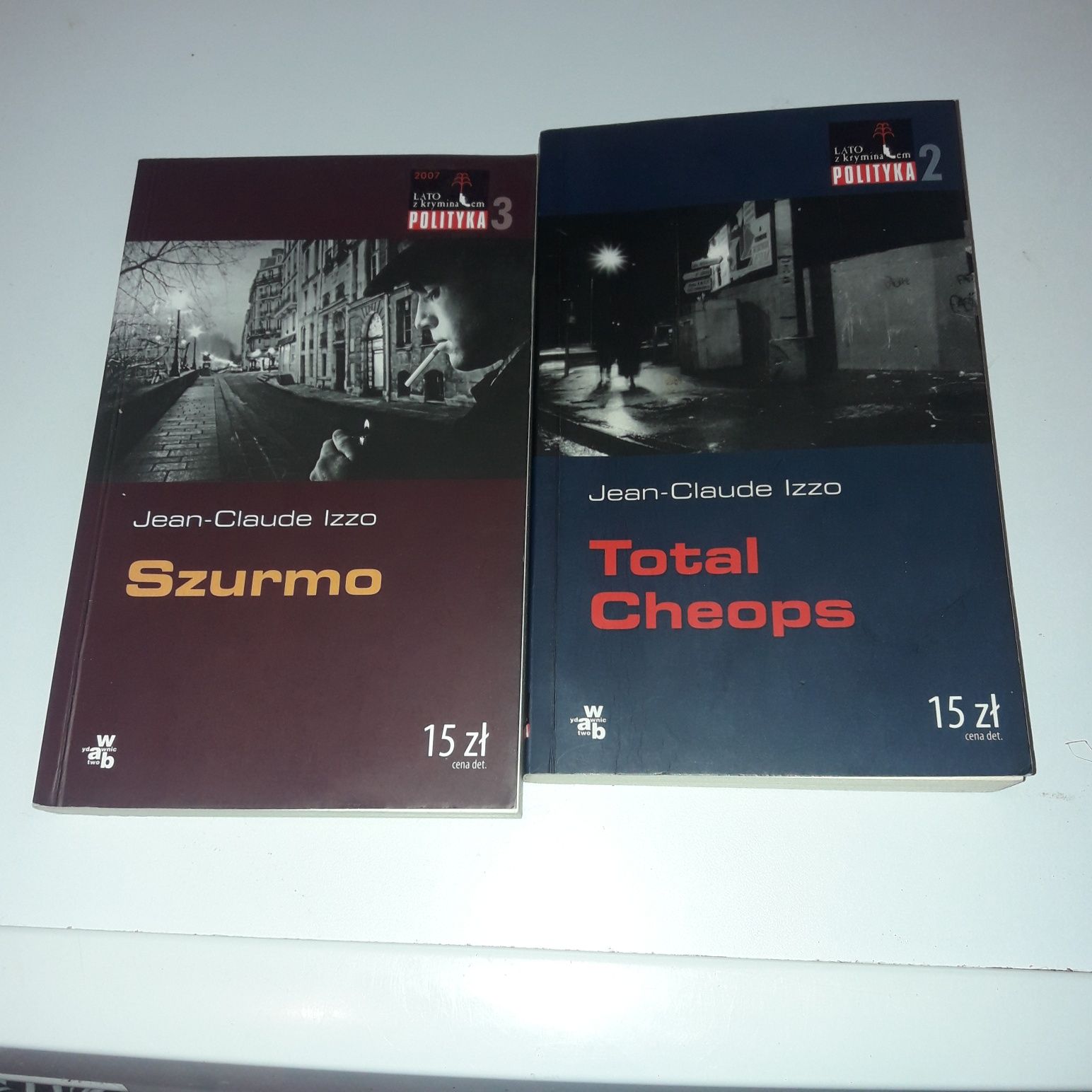 Jean-Kloude Izzo "Total Cheops", "Szurmo" kryminały