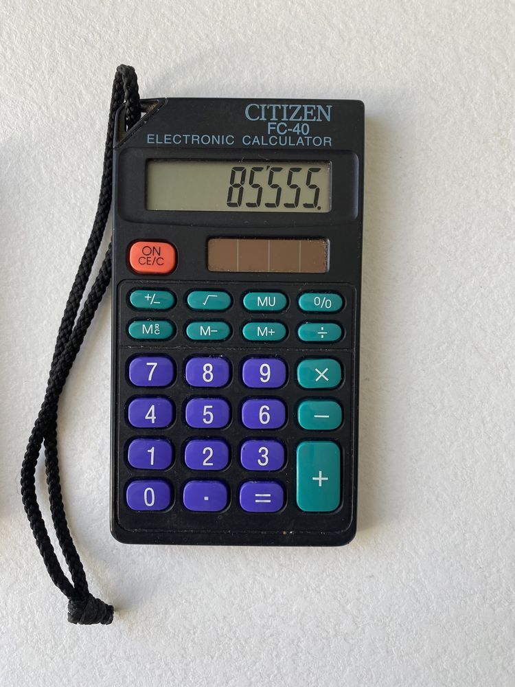 электронный карманный калькулятор Citizen FC-40 Малайзия