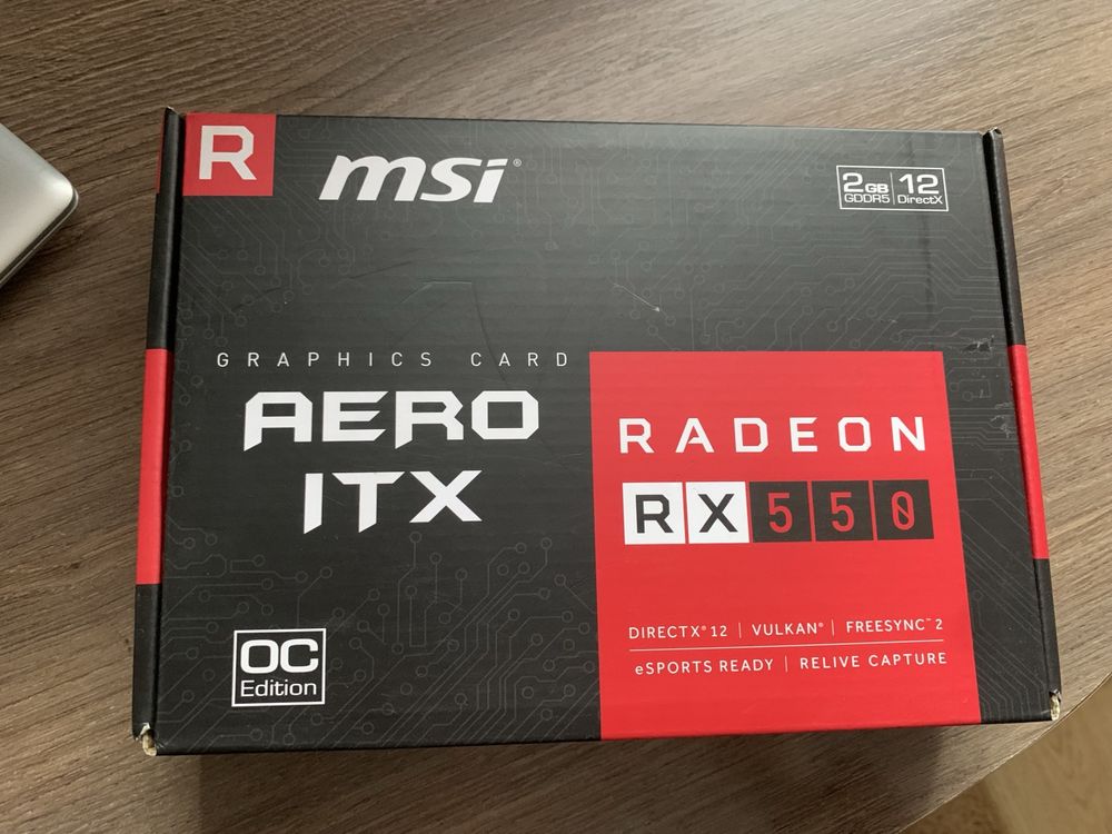 Msi radeon rx550 2gb