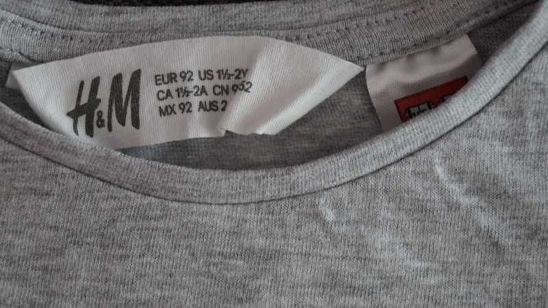 T-shirt H&M, rozmiar 92