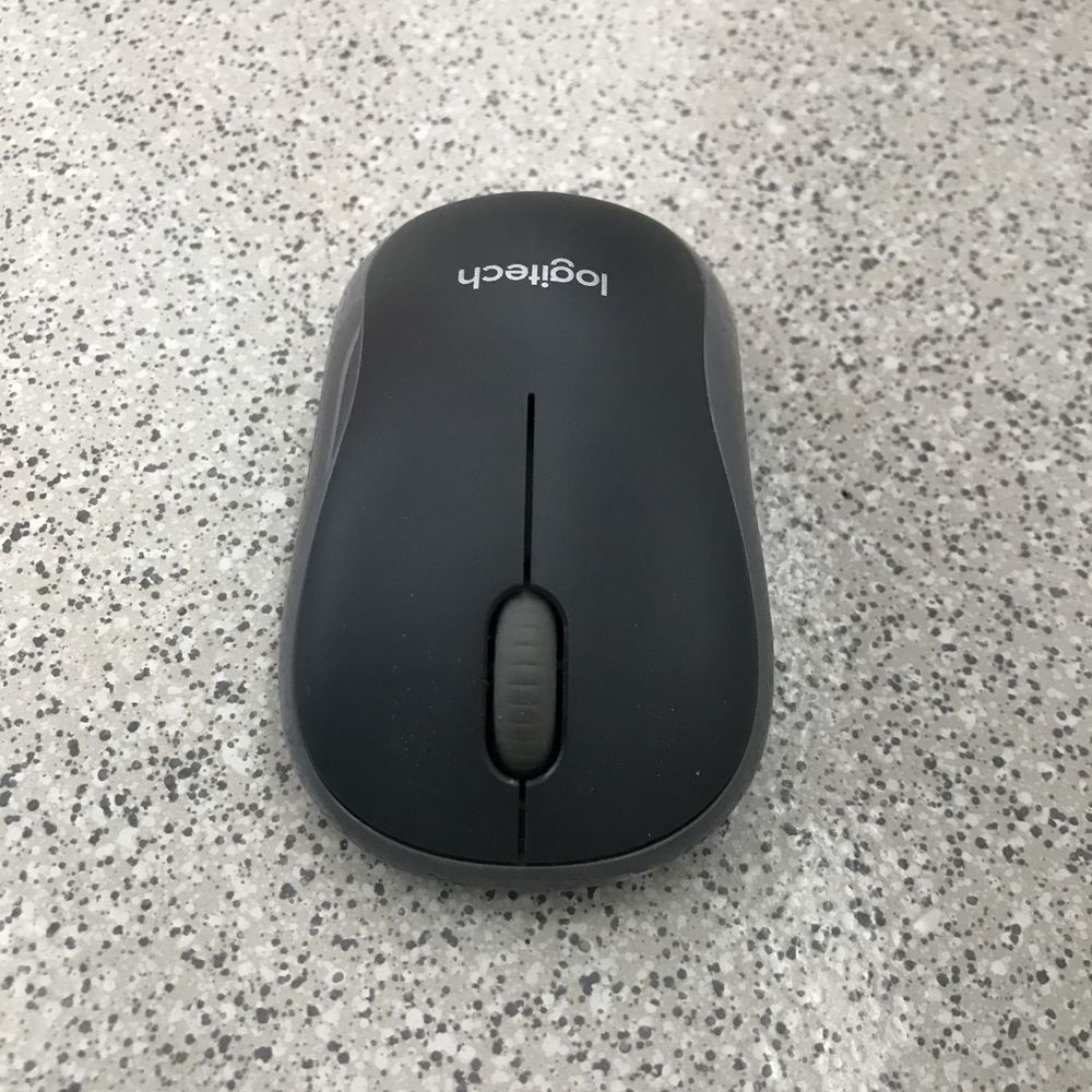 Миша Logitech M185 Wireless Grey