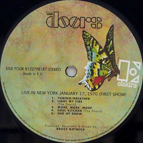 Doors	- - - - -	Live In New York	- - - - -	2 X LP